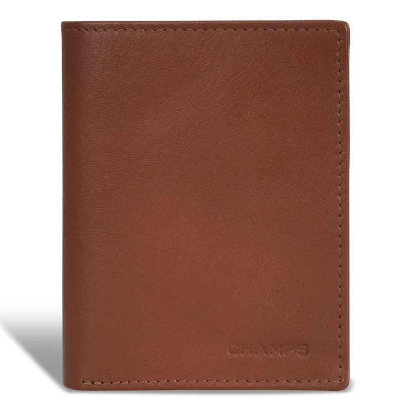 Onyx / Leather Vertical Wallet