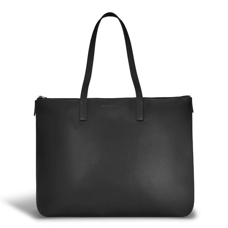Onyx Leather Business Tote