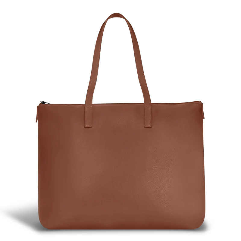 Onyx Leather Business Tote