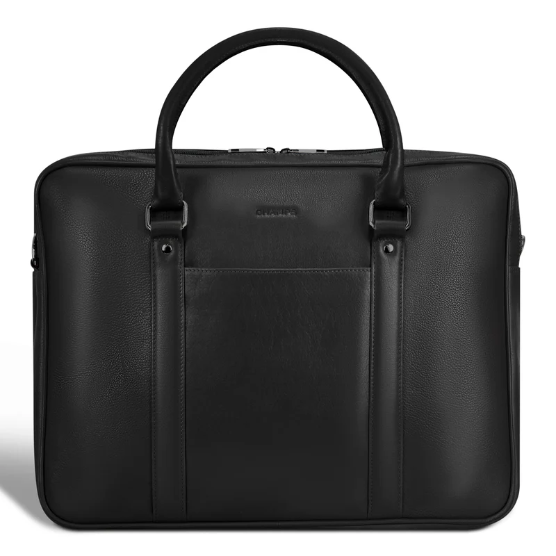 Onyx Leather Briefcase