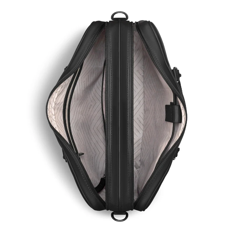 Onyx Leather Briefcase