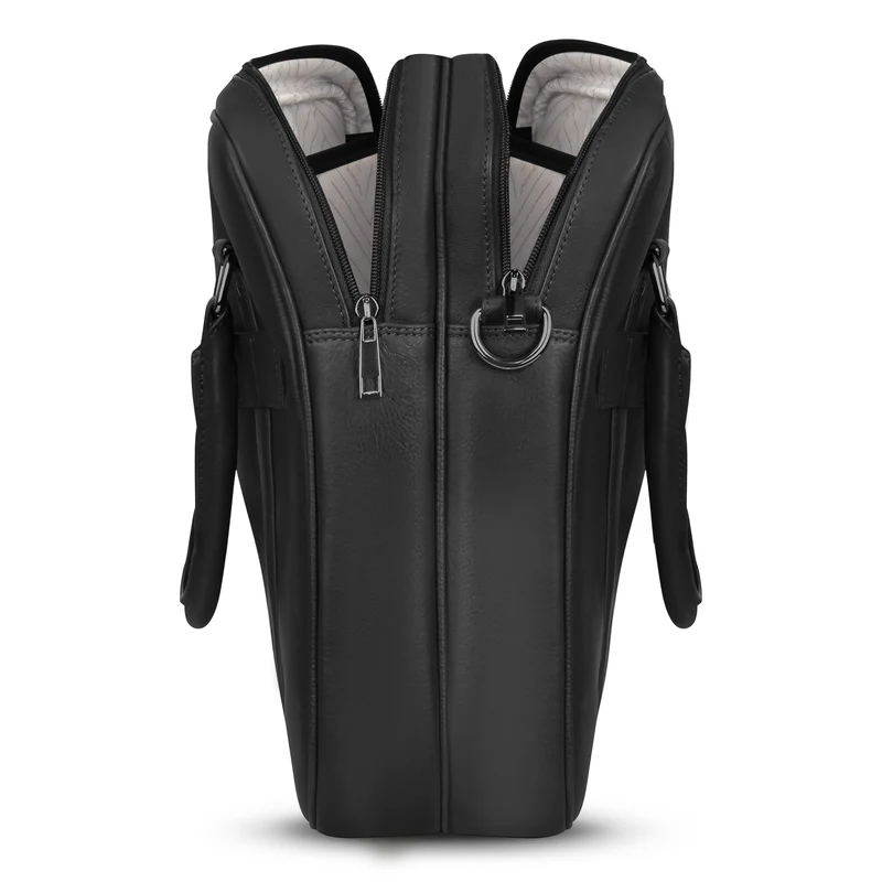 Onyx Leather Briefcase