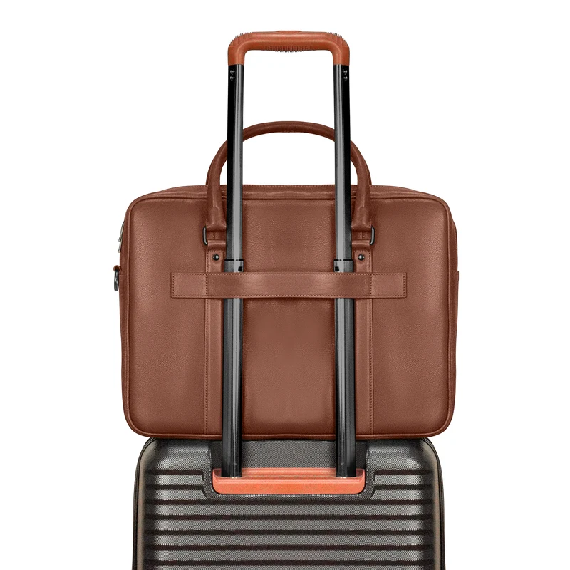 Onyx Leather Briefcase