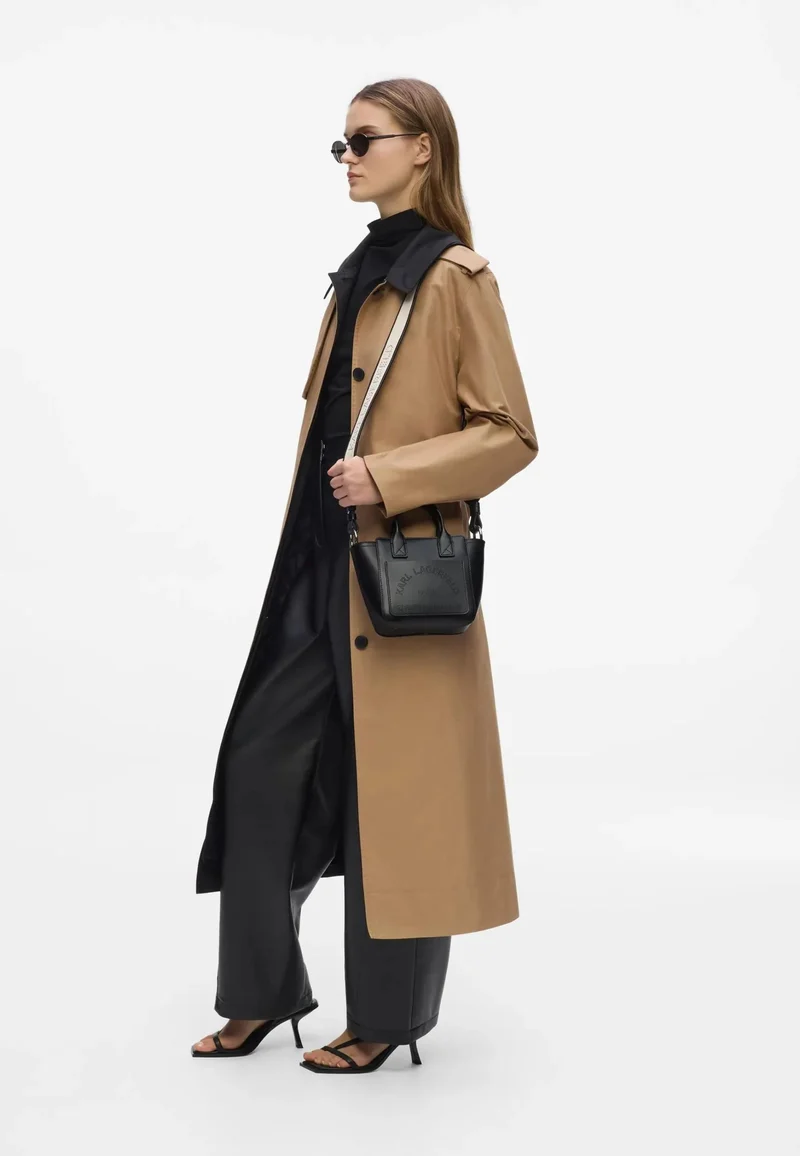 Karl Lagerfeld Cabas Mini Cuir Noir