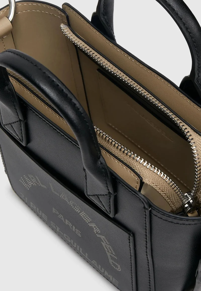 Karl Lagerfeld Cabas Mini Cuir Noir