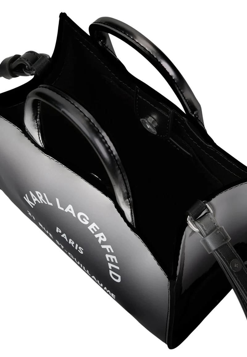 Karl Lagerfeld Cabas Carré Mini Dégradé Noir
