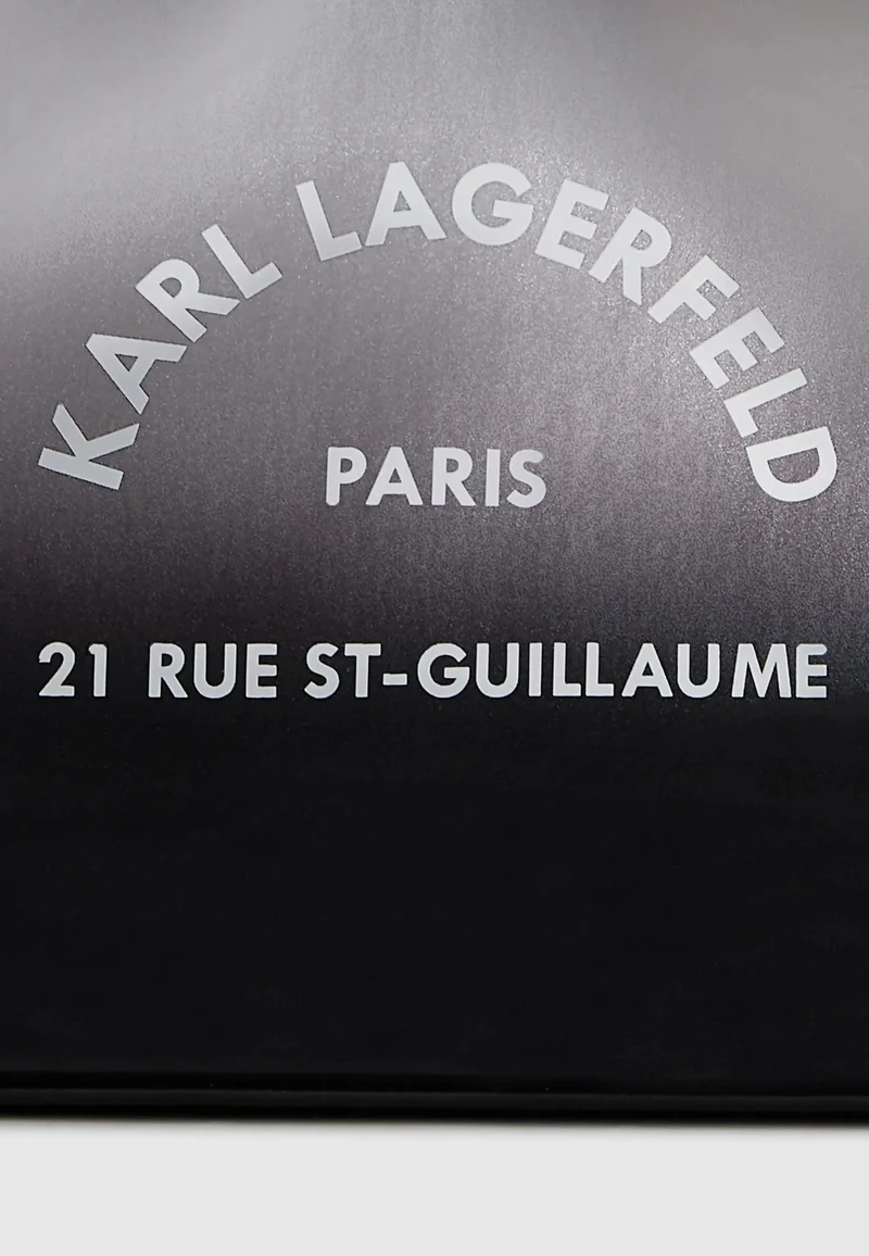 Karl Lagerfeld Cabas Carré Mini Dégradé Noir