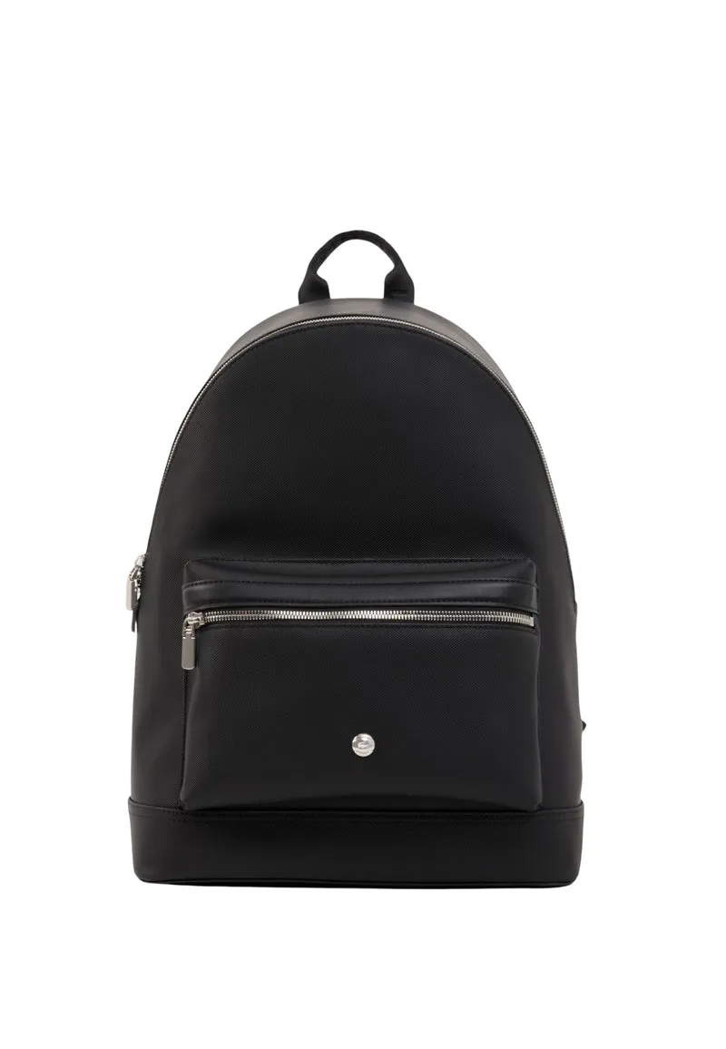 Lacoste Sac à dos Homme Langon en Petit Piqué Noir