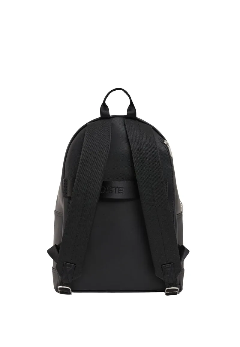 Lacoste Sac à dos Homme Langon en Petit Piqué Noir