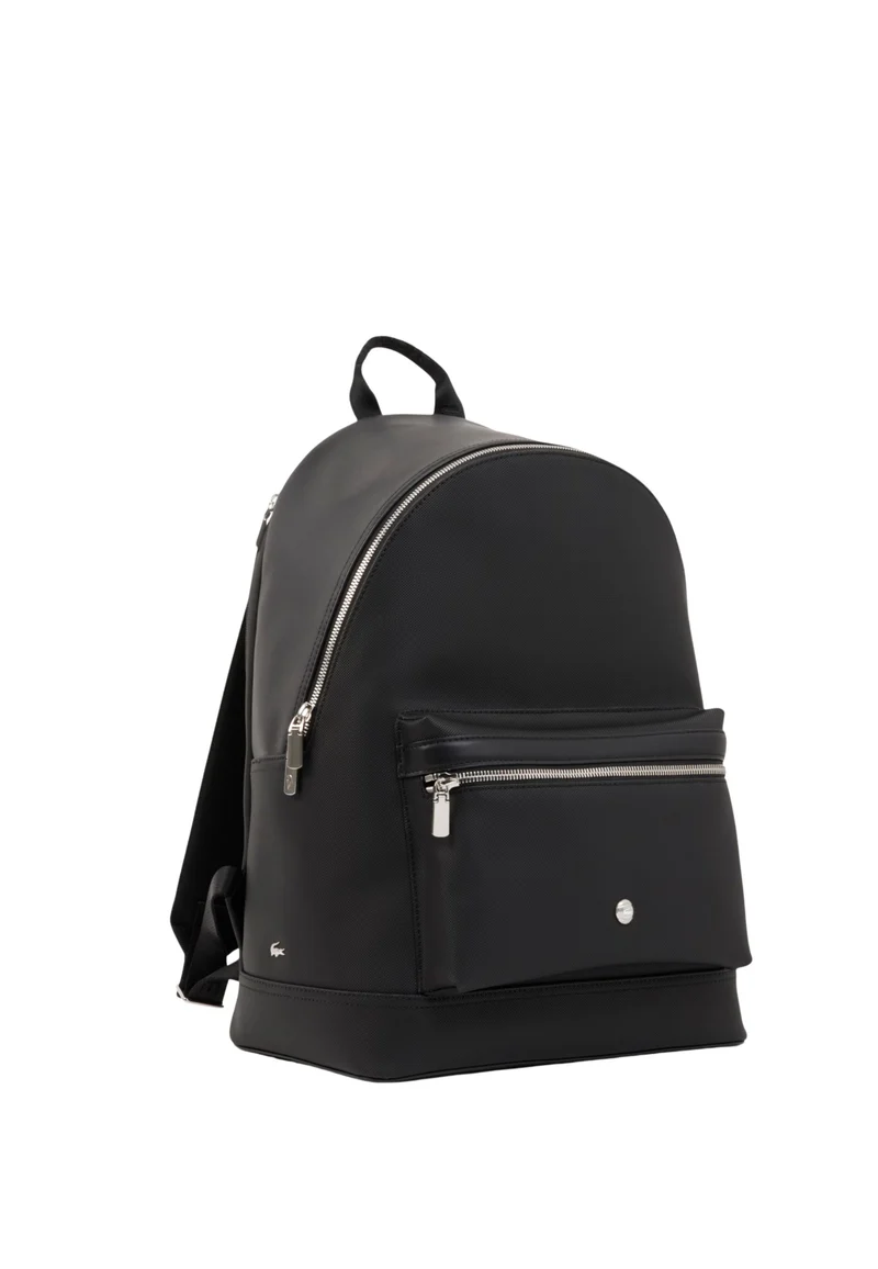 Lacoste Sac à dos Homme Langon en Petit Piqué Noir