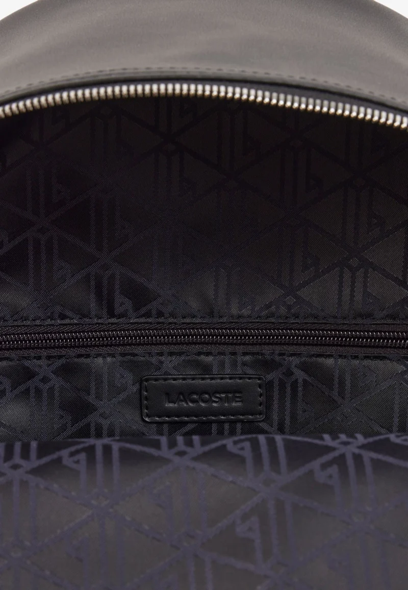 Lacoste Sac à dos Homme Langon en Petit Piqué Noir