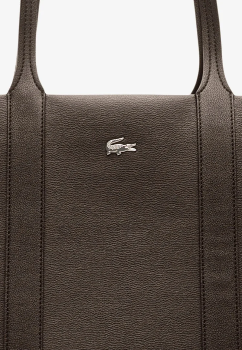 Lacoste Sac Shopping Femme Marron foncé