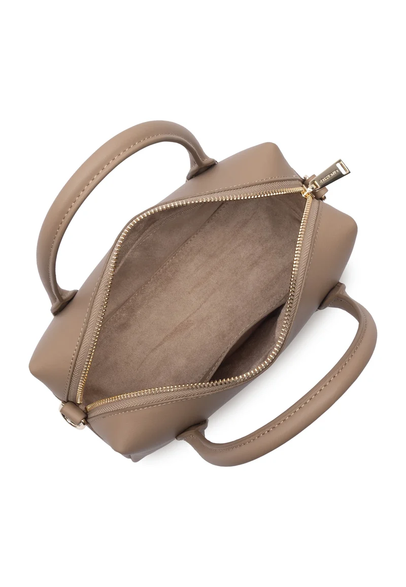 Lancaster Sac à main Zippé M Donna Cube Praline