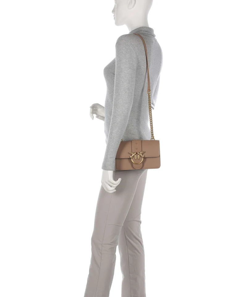 Pinko Love One Mini Sac bandoulière biscotto zenzero