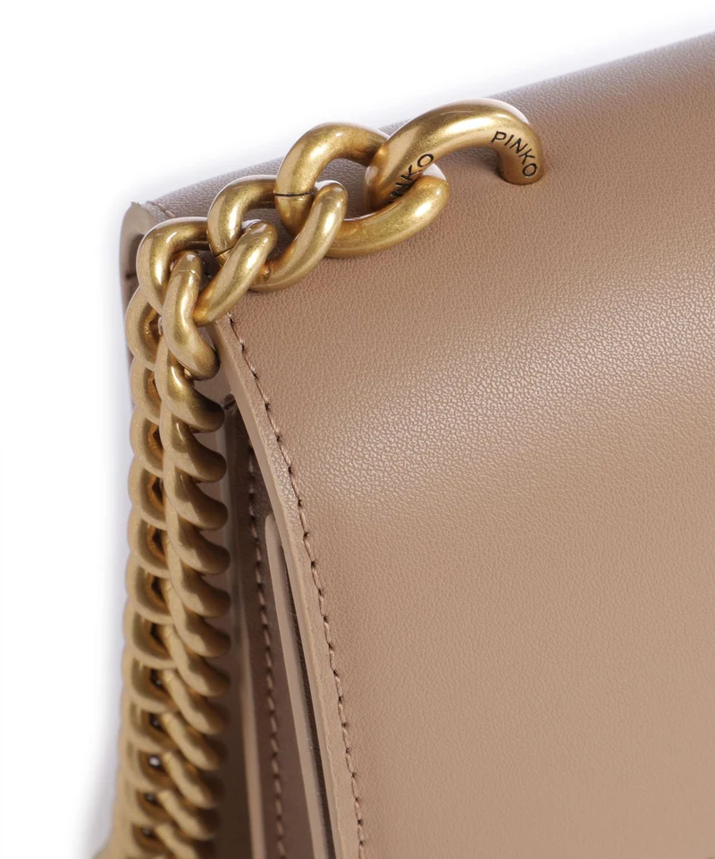 Pinko Love One Mini Sac bandoulière biscotto zenzero