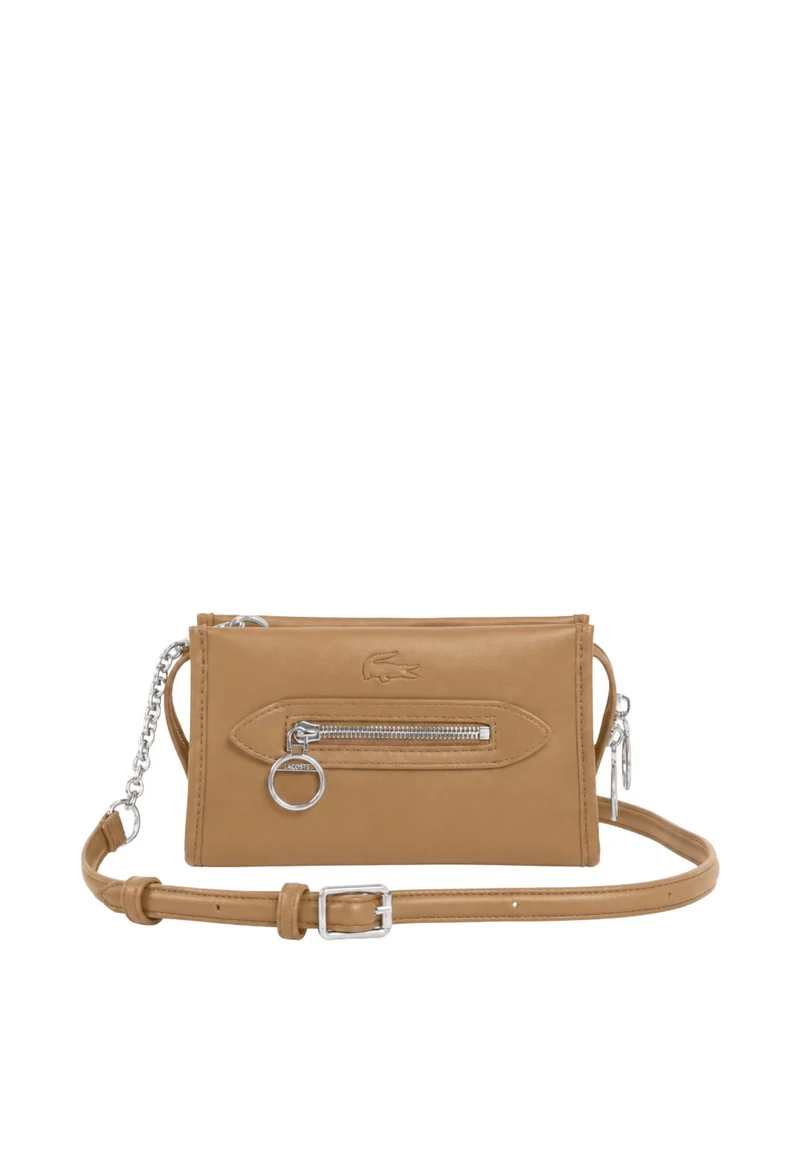 Lacoste Mini Sac Porté épaule Femme Celys Marron Cookie