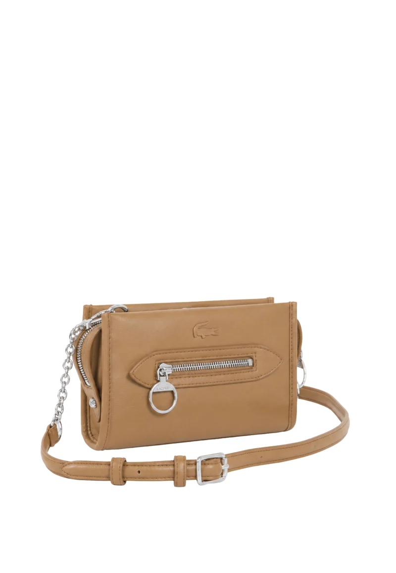 Lacoste Mini Sac Porté épaule Femme Celys Marron Cookie