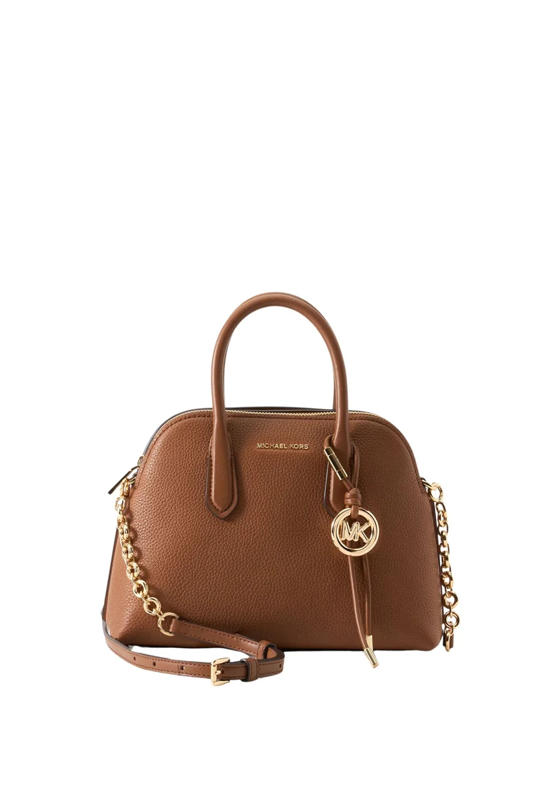Michael Kors Sac à main Cuir Freddie Moyen Dôme Cognac