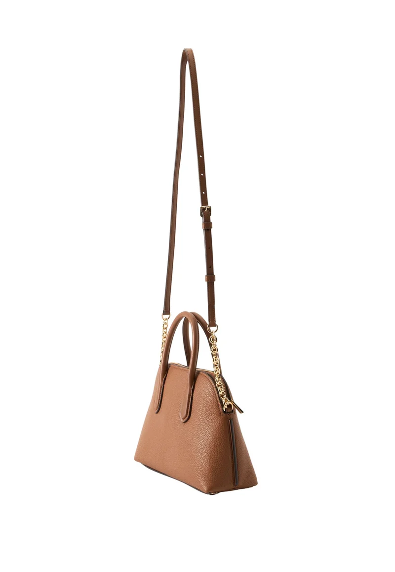 Michael Kors Sac à main Cuir Freddie Moyen Dôme Cognac