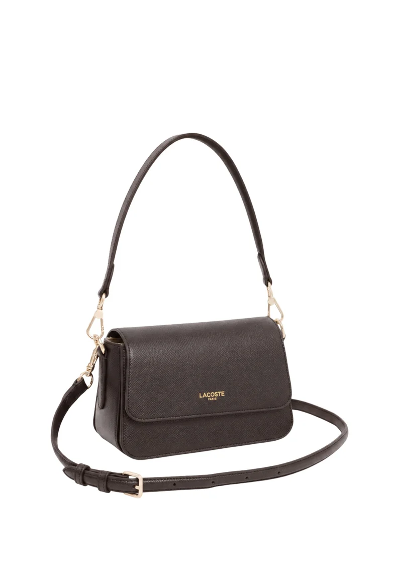 Lacoste Sac à bandoulière Champs-Élysées Cuir Marron Foncé