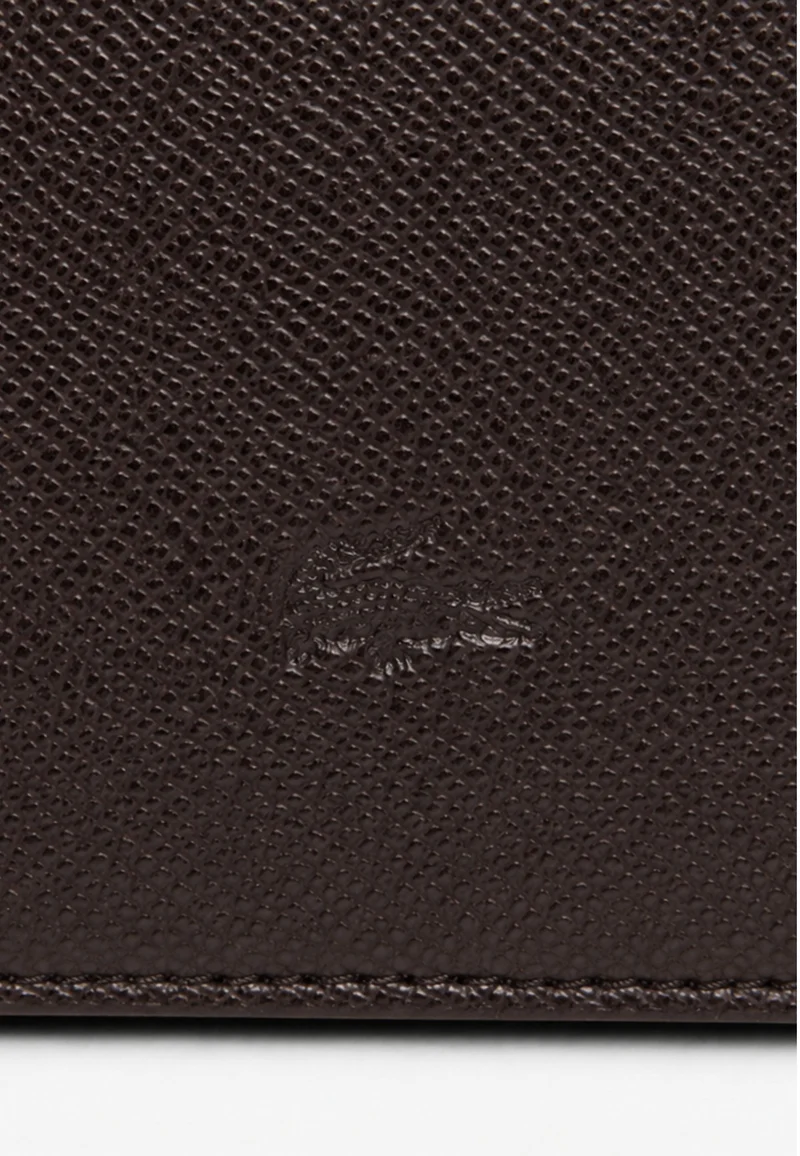 Lacoste Sac à bandoulière Champs-Élysées Cuir Marron Foncé