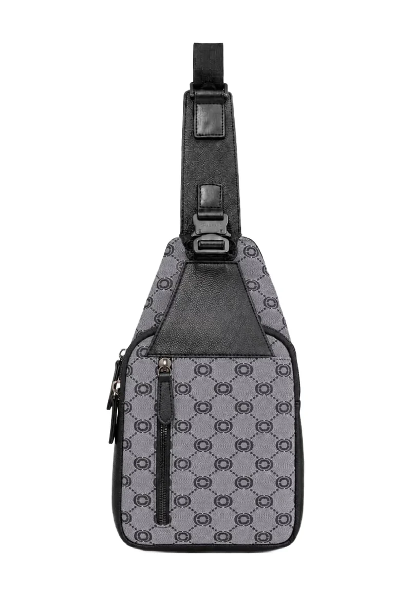 Chabrand Sac Body Icone Toile Gris