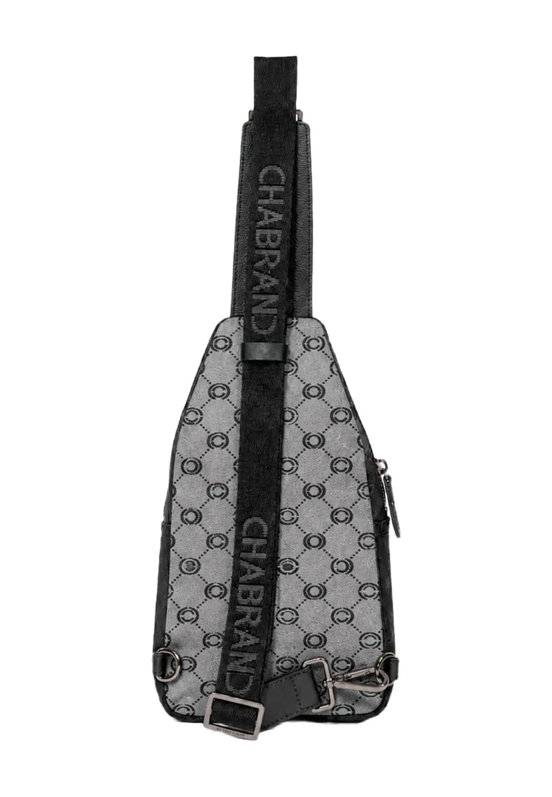 Chabrand Sac Body Icone Toile Gris