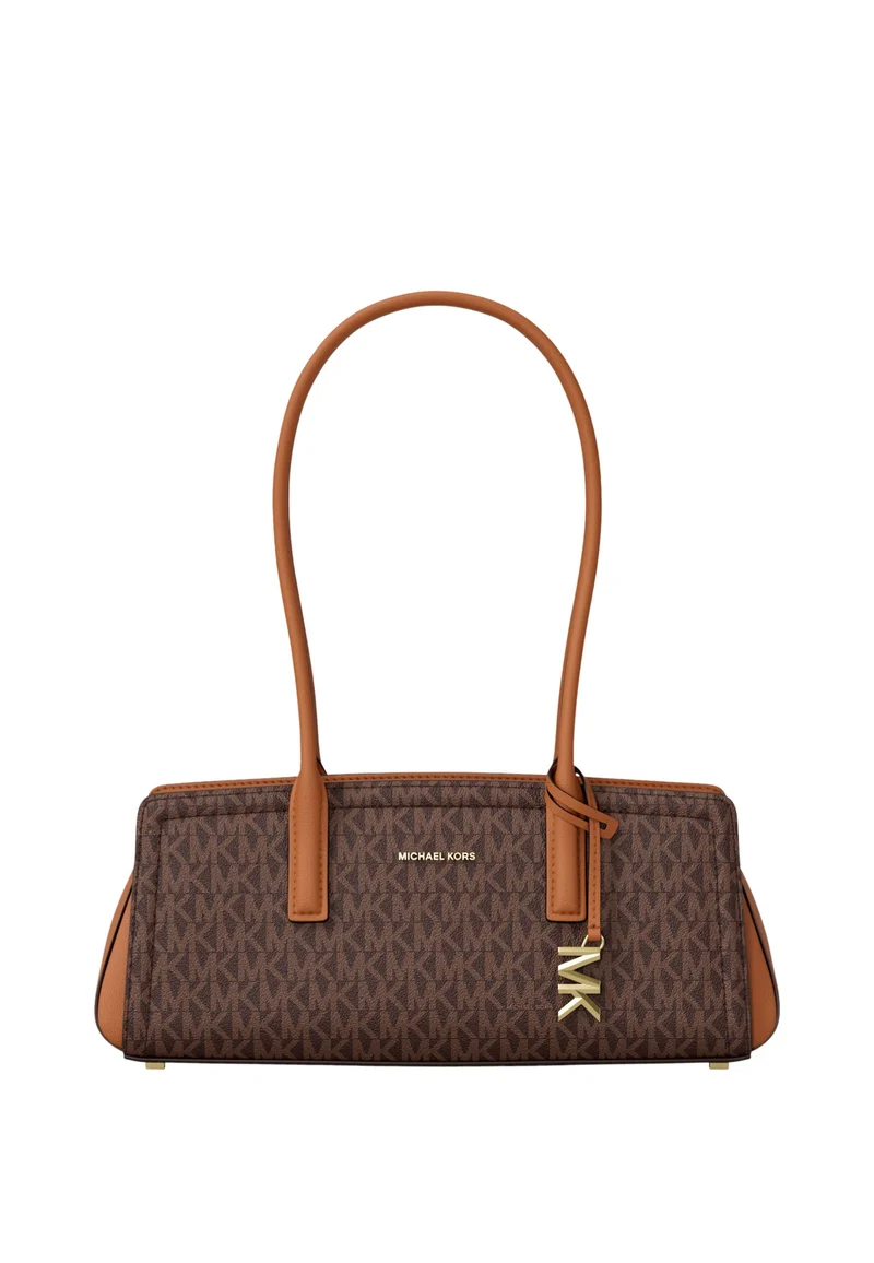 Michael Kors Sac bandoulière Laila Signature Small East West Marron