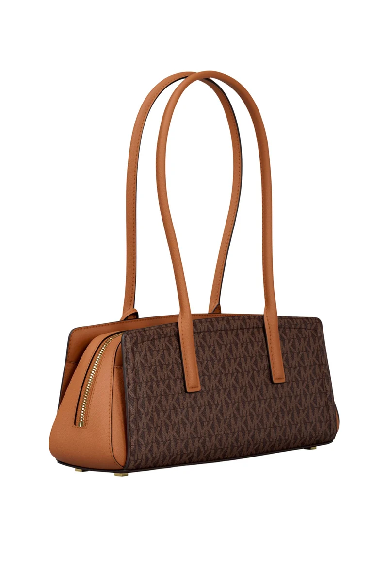 Michael Kors Sac bandoulière Laila Signature Small East West Marron