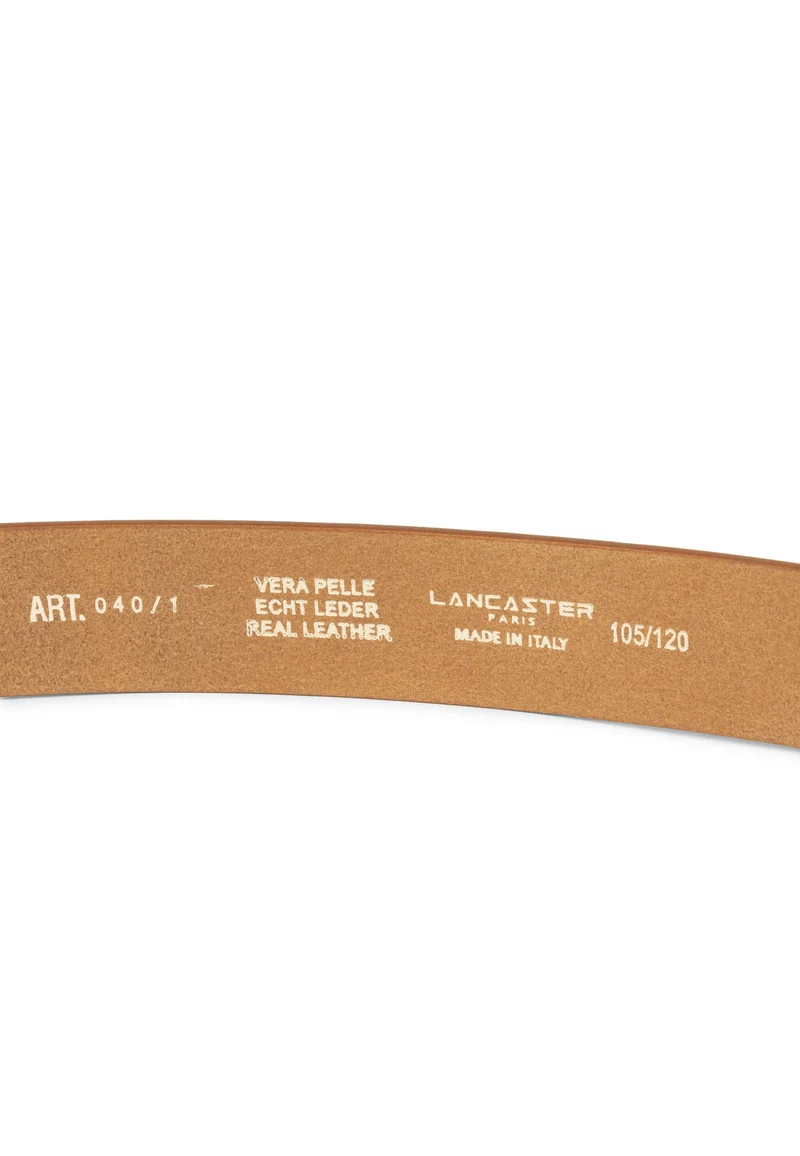 Lancaster Ceinture Végétal Homme Camel 115 cm