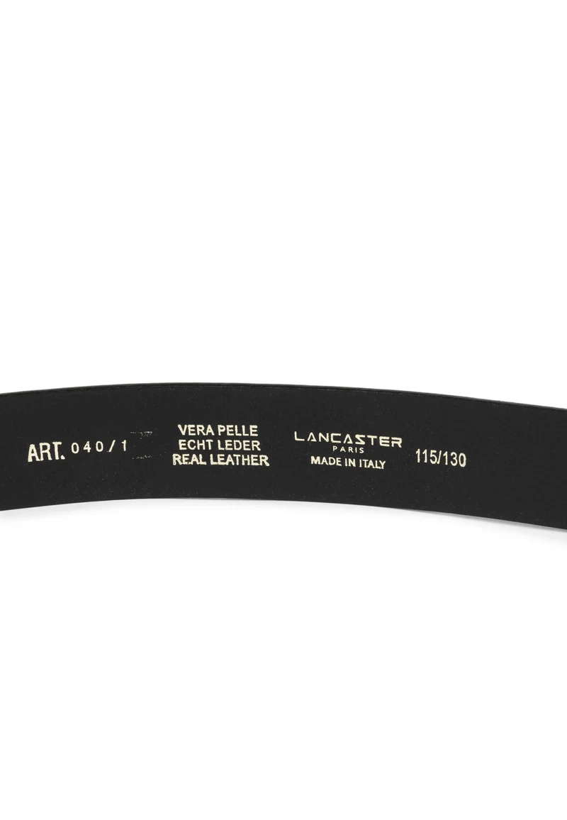 Lancaster Ceinture Végétal Homme Noir 115 cm