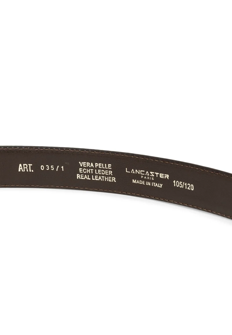 Lancaster Ceinture Soft Homme Marron 115 cm