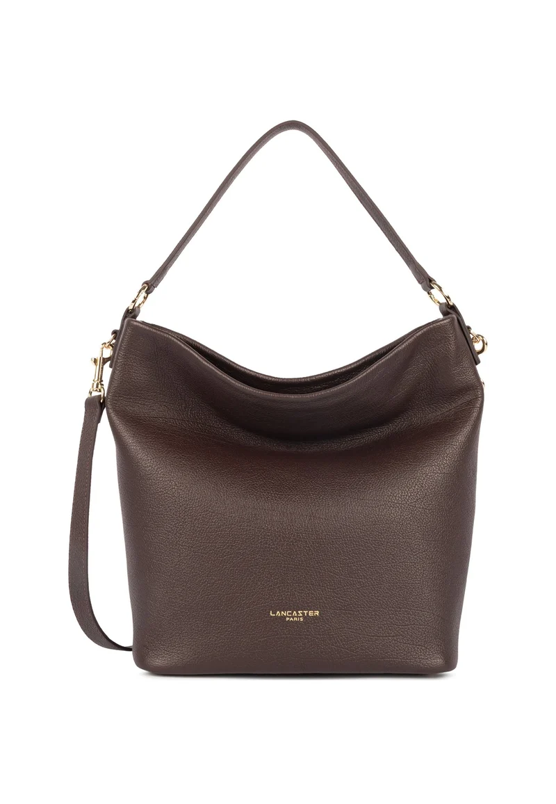 Lancaster Sac seau Zippé L Dune Marron Foncé