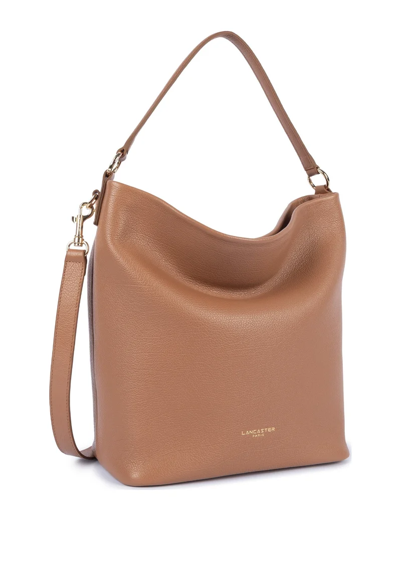 Lancaster Sac seau Zippé L Dune Camel