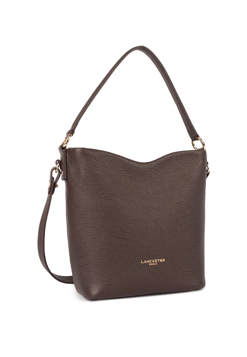 Lancaster Sac seau Zippé M Dune Marron Foncé