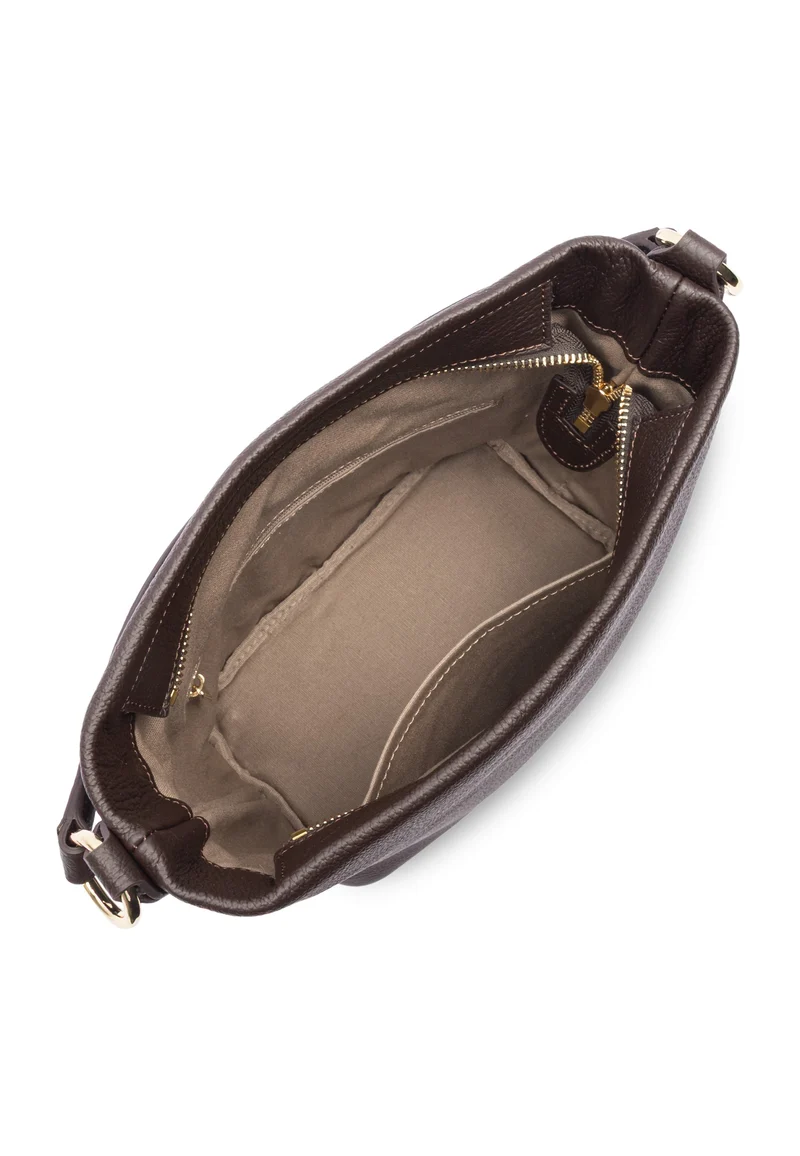 Lancaster Sac seau Zippé M Dune Marron Foncé