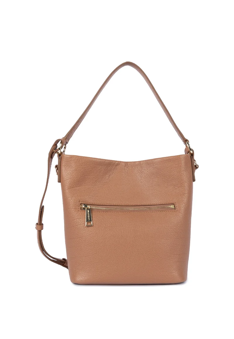 Lancaster Sac seau Zippé M Dune Camel