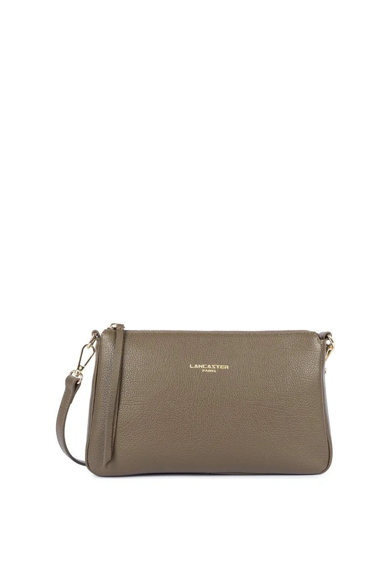 Lancaster Pochette Zippé Dune Kaki
