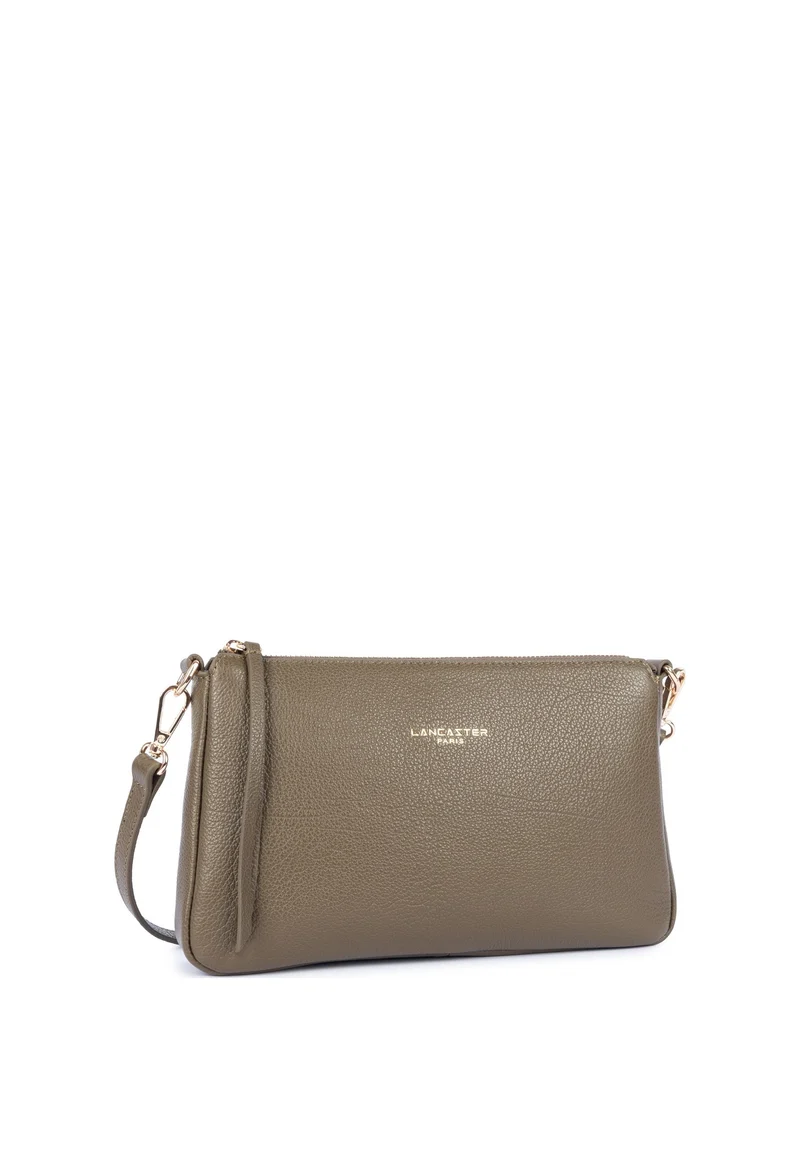 Lancaster Pochette Zippé Dune Kaki
