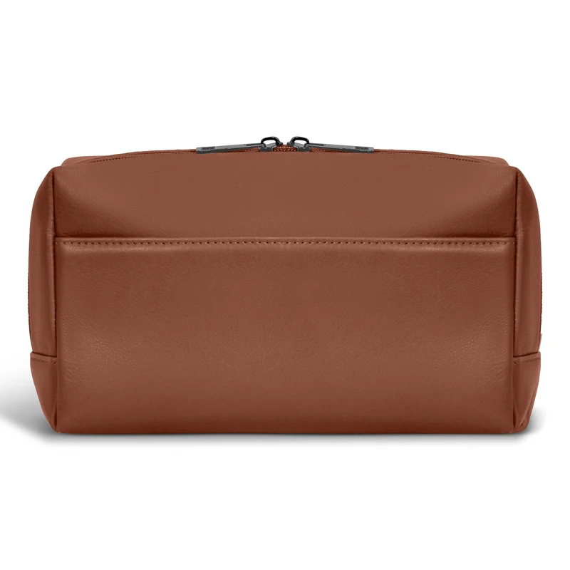 Onyx / Leather Toiletry Bag
