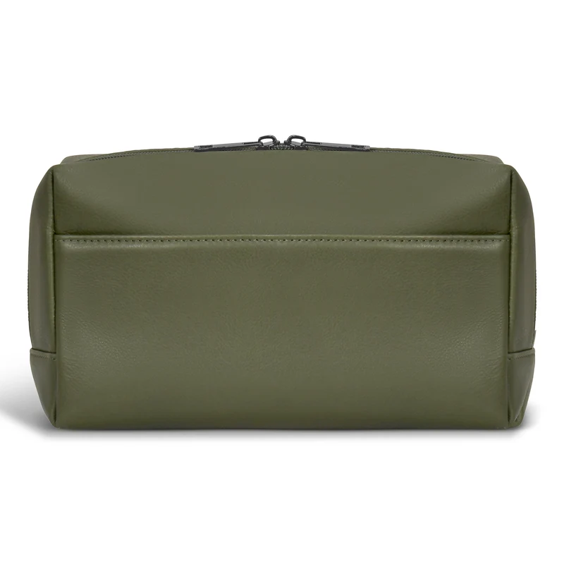 Onyx / Leather Toiletry Bag