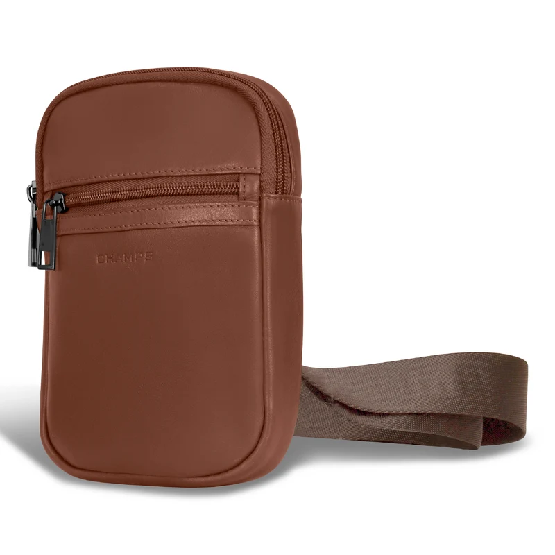 Onyx / Leather Holster Crossbody Bag