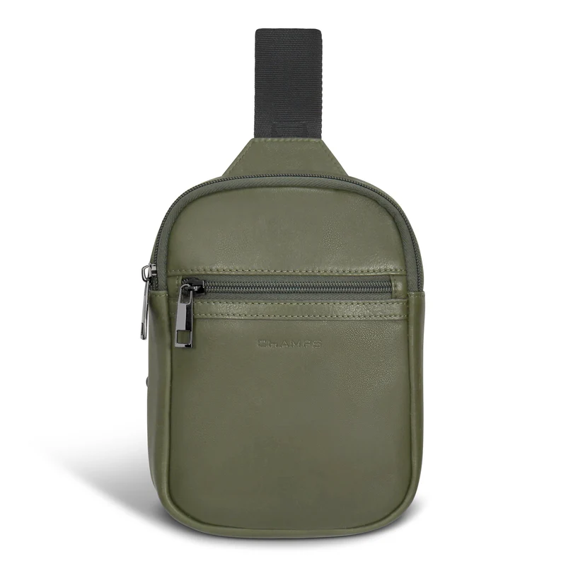 Onyx / Leather Holster Crossbody Bag