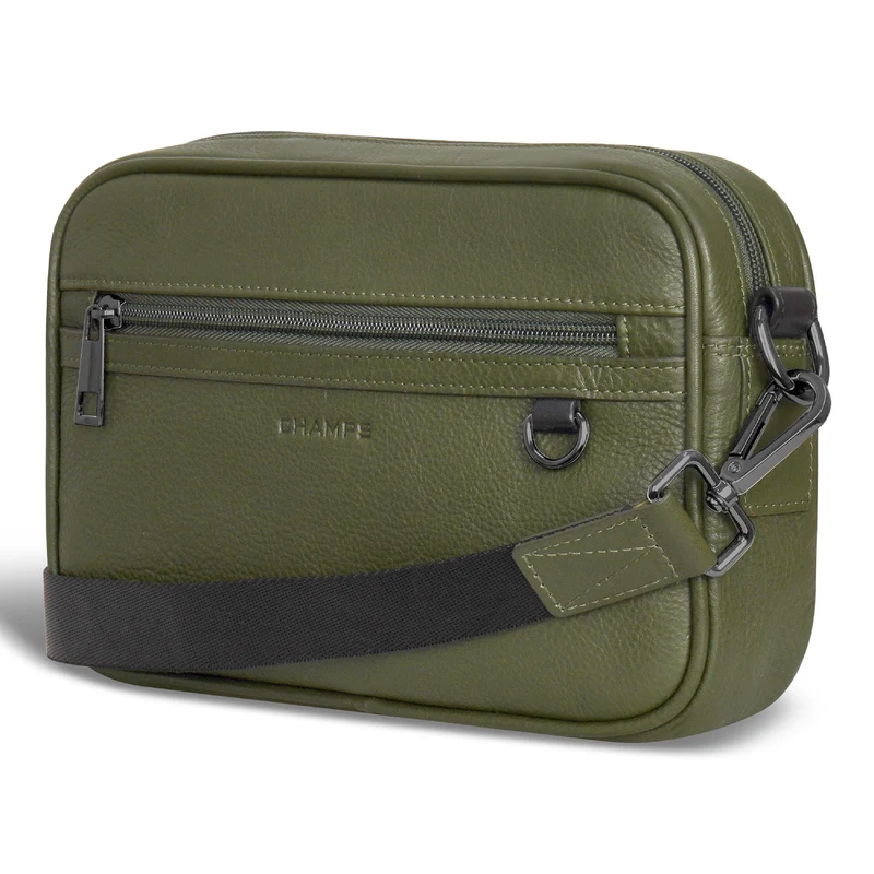 Onyx / Leather Camera Bag