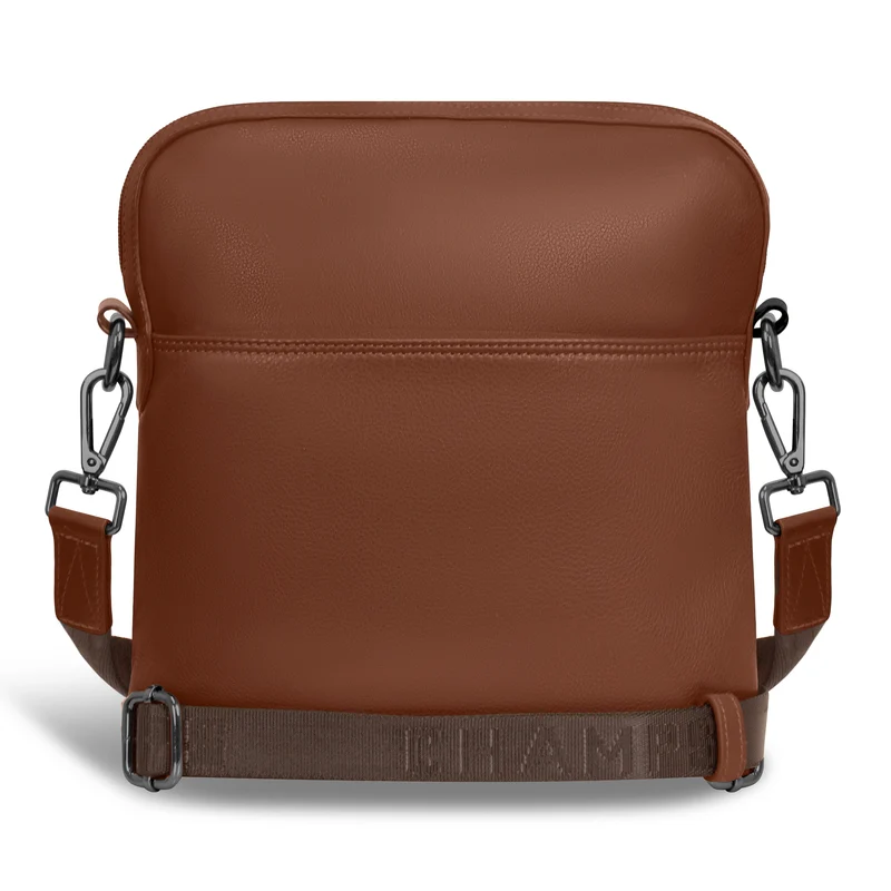 Onyx / Leather Cross-Body Bag