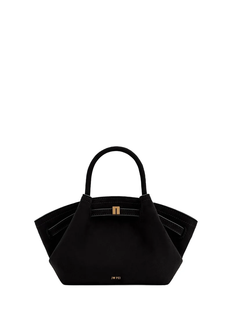 JW PEI Cabas Hana Mini Faux Suede Black