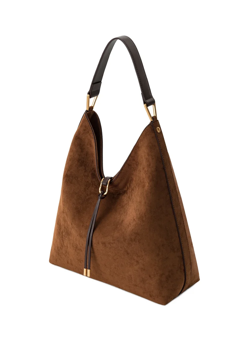 JW PEI Sac Bandoulière Aria Faux Suede Brown