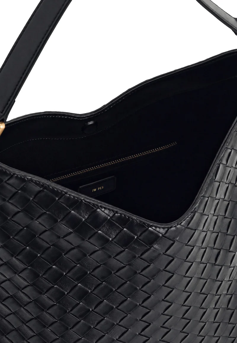 JW PEI Sac Bandoulière Aria Tressé Black