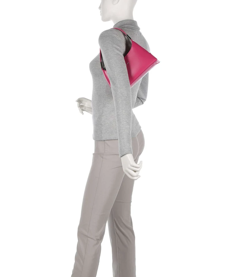 Lancaster Suave Ace Sac porté épaule fuxia