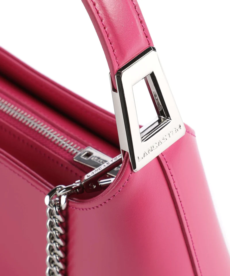 Lancaster Suave Ace Sac porté épaule fuxia